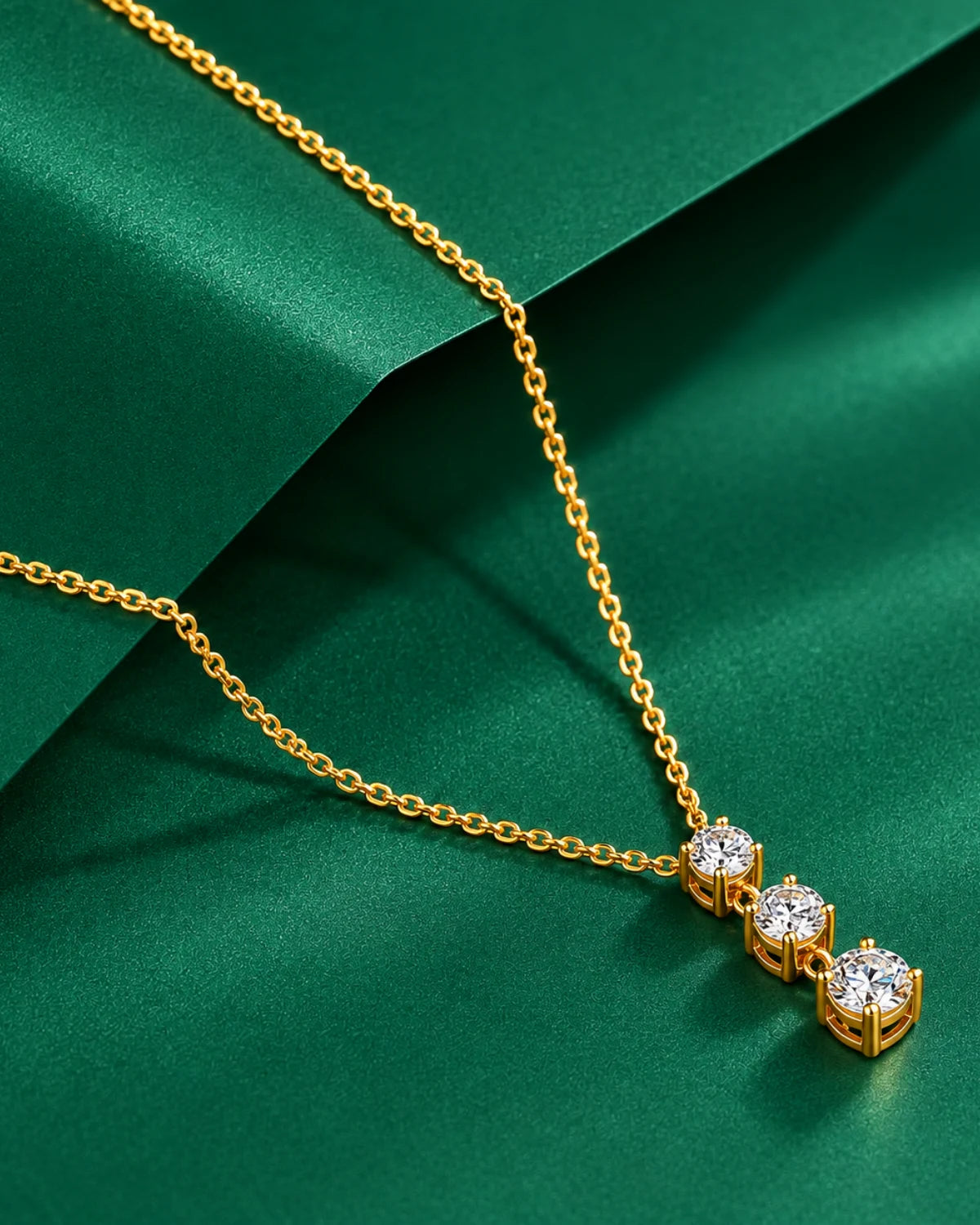 Trio Solitaire Pendant
