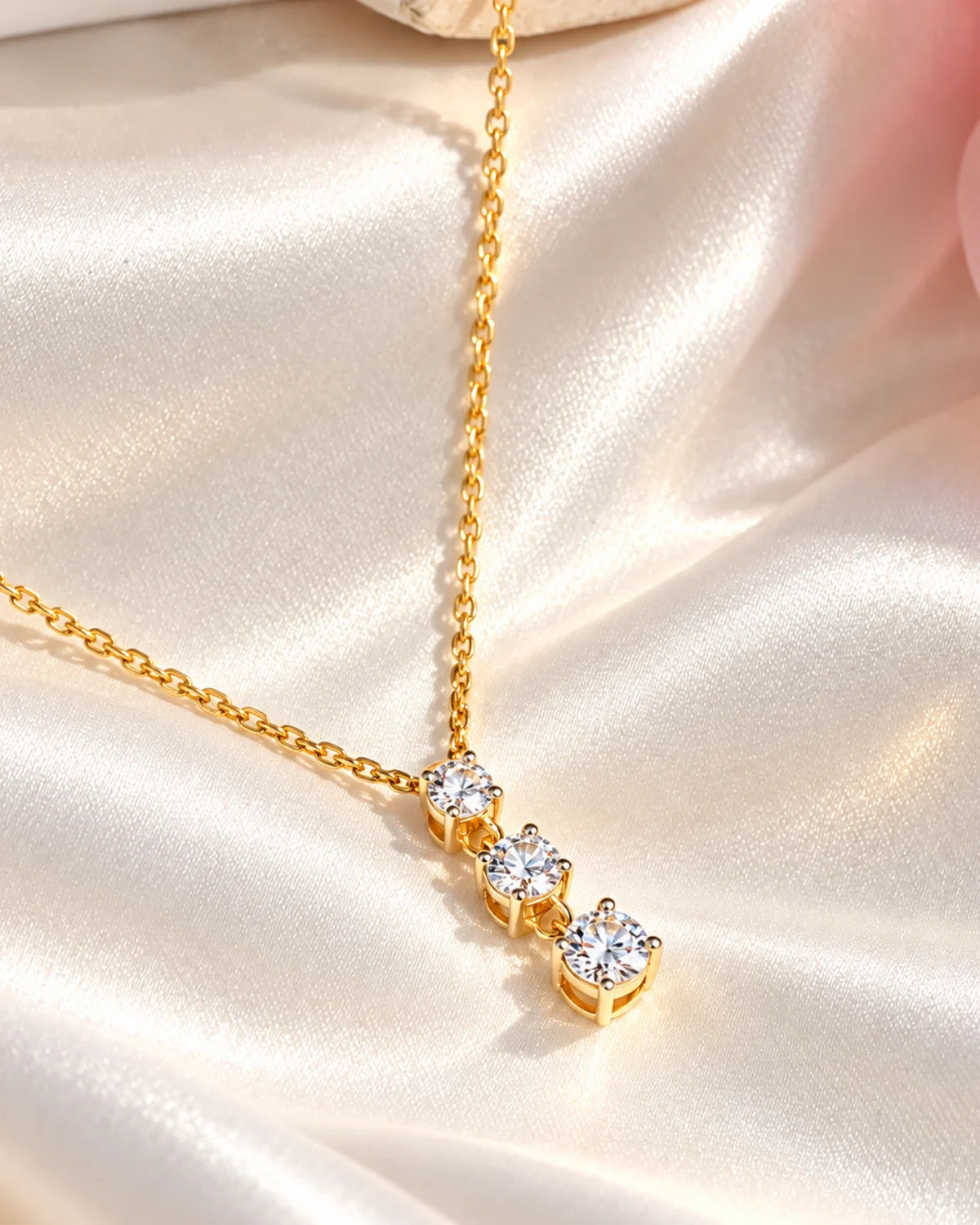 Trio Solitaire Pendant