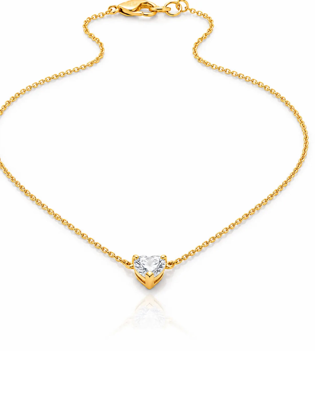 Heart Solitaire Pendant