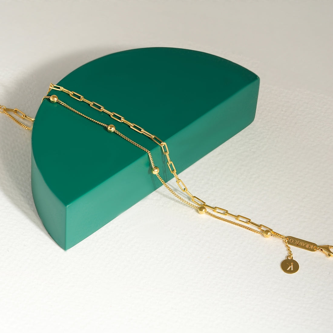 Bead Paperclip Bracelet