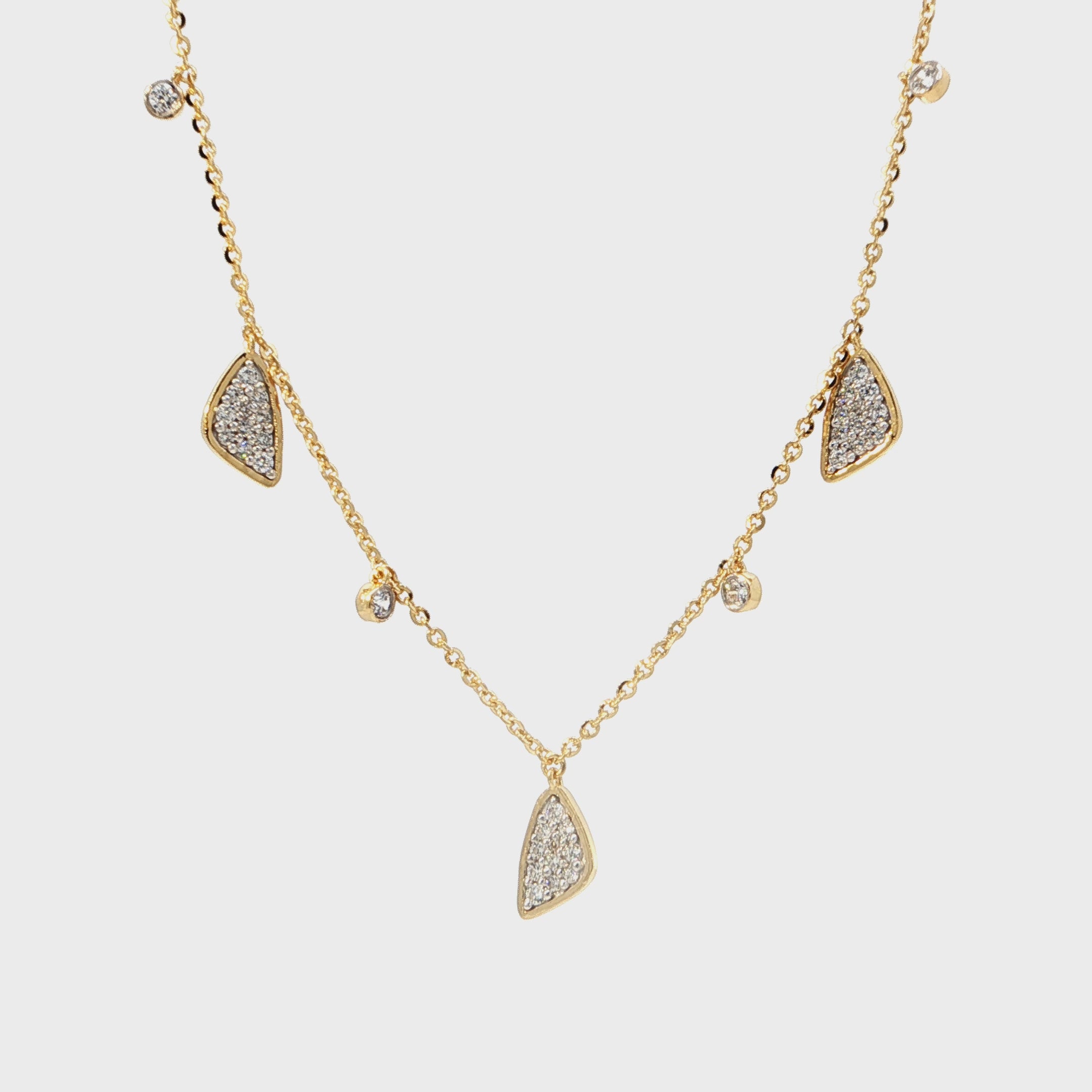 Multi Charm Diamond Necklace