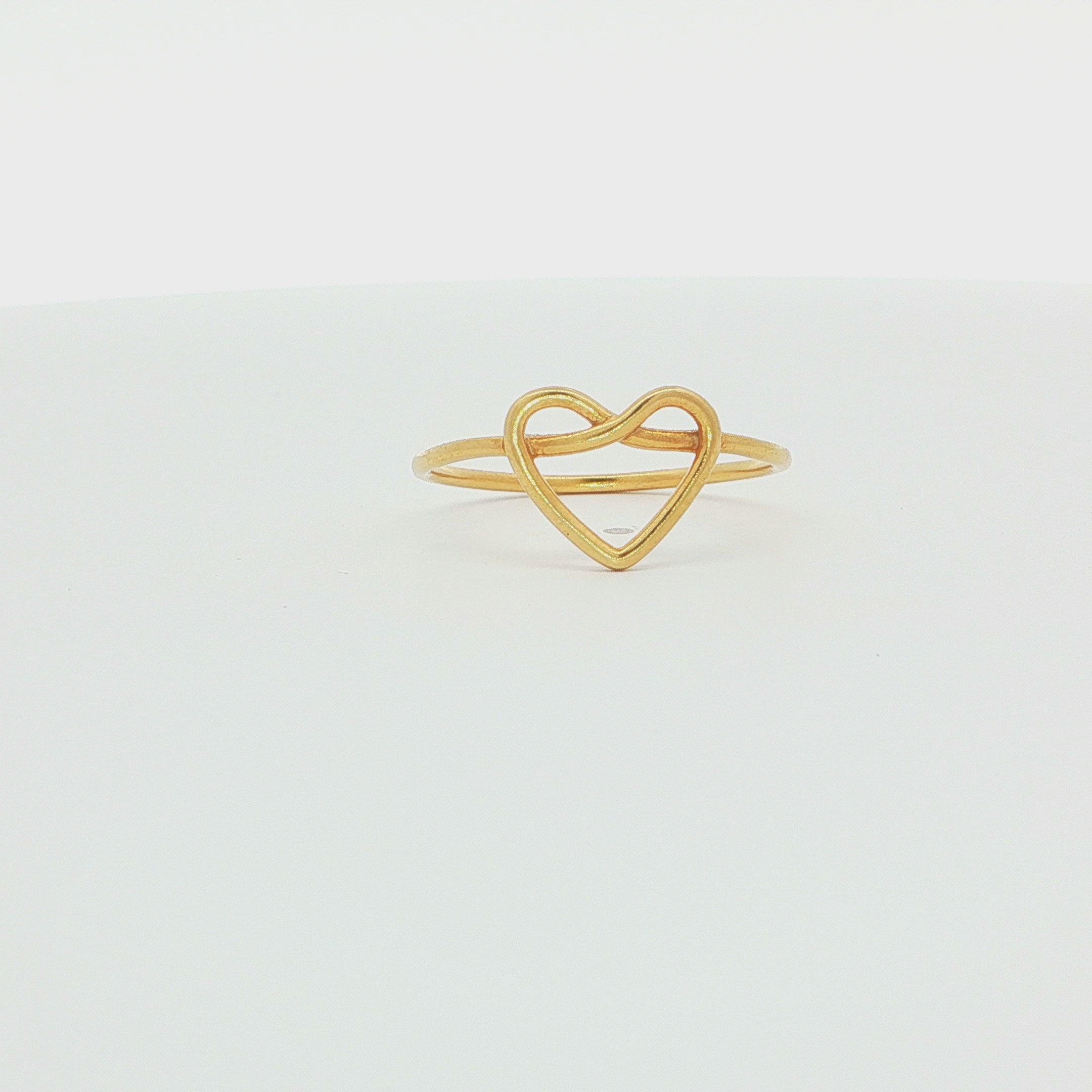 Gold Plated Heart Ring