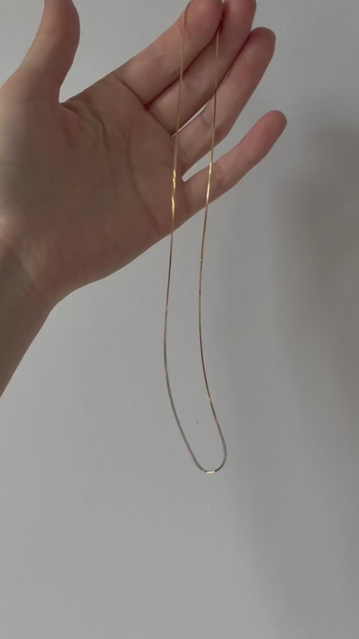 Snake-Link Gold Plated Chain