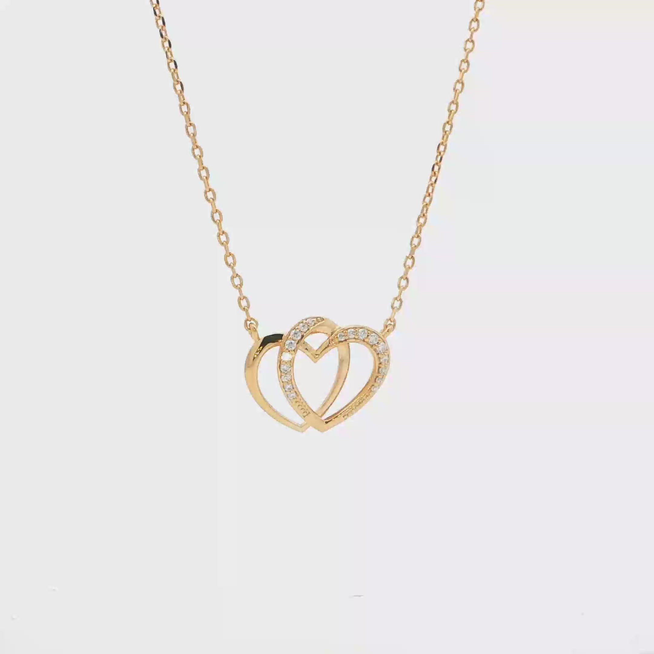 Intertwined Hearts Pendant