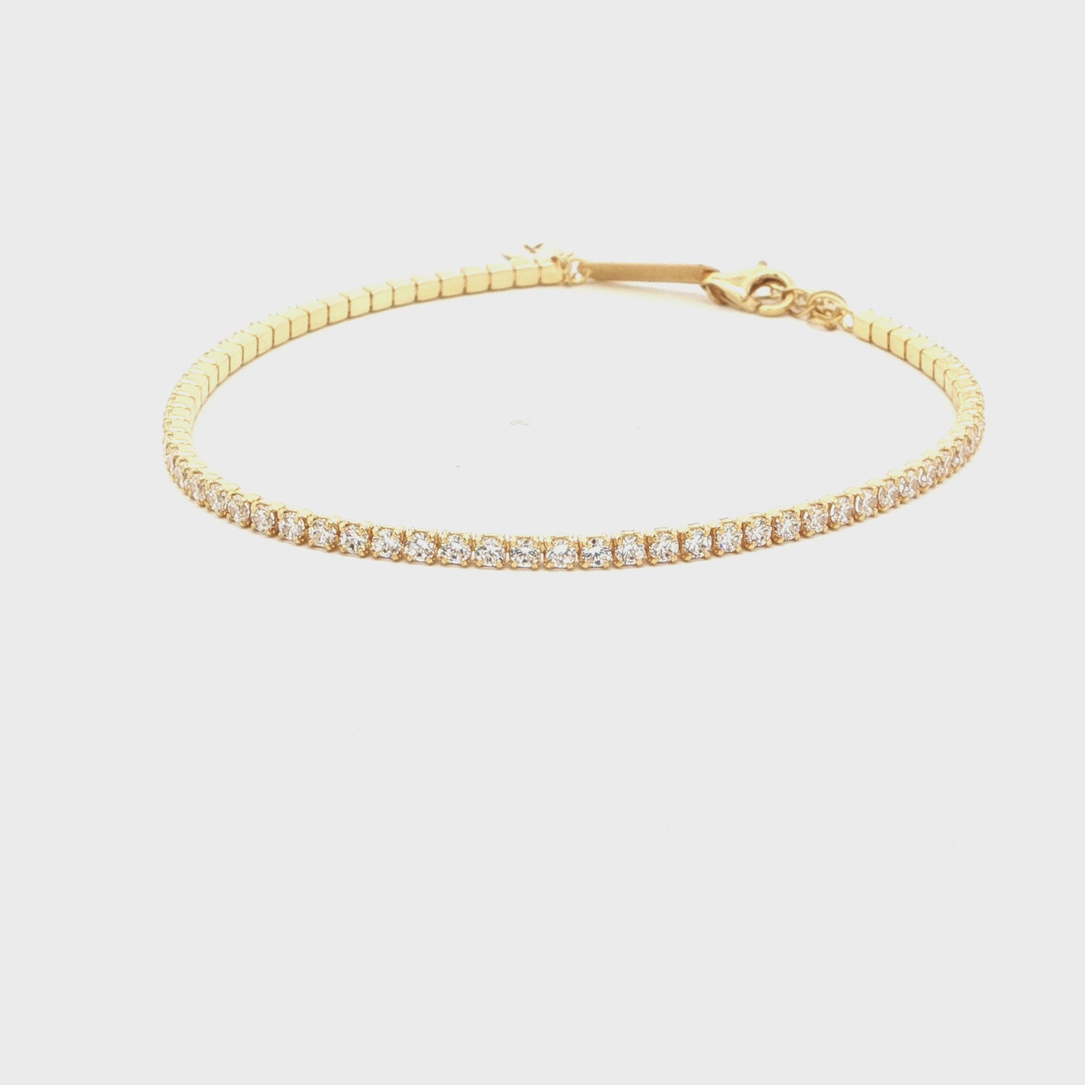 Classic White Diamond Tennis Bracelet