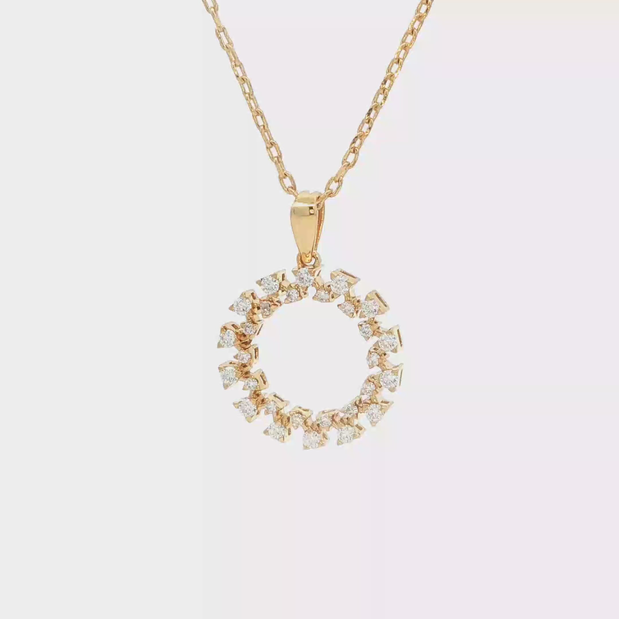 Radiant Halo Monzonite Pendant