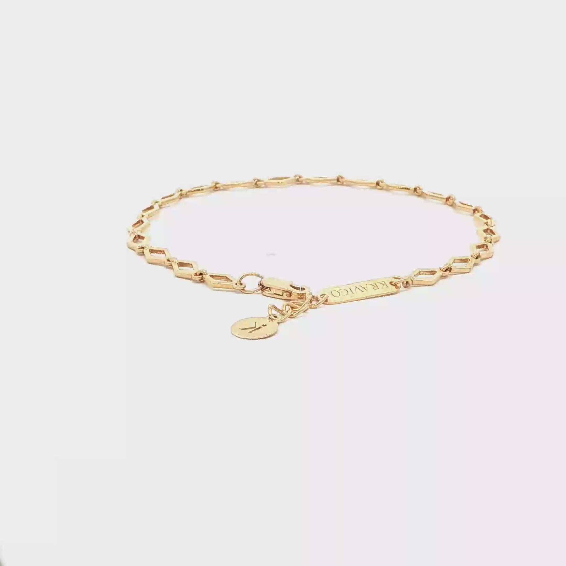 Minimal Link Bracelet | Gold Plated