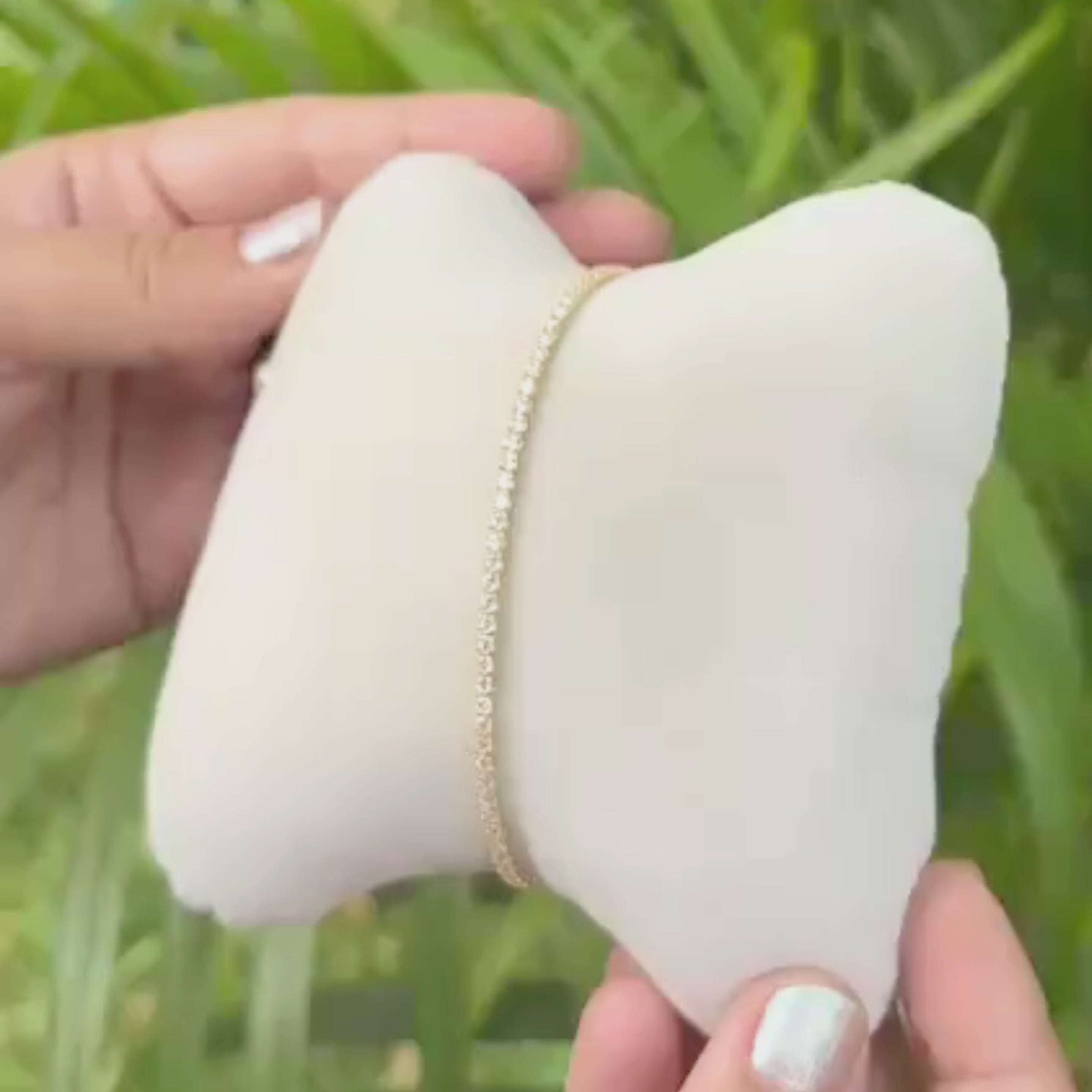 Classic White Diamond Tennis Bracelet