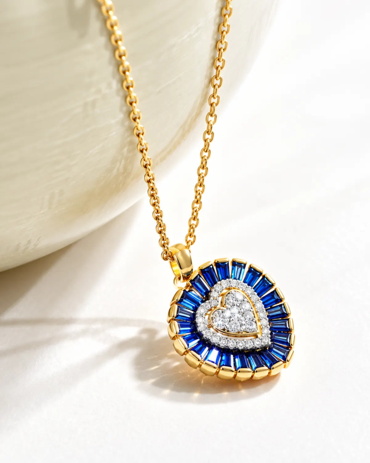 Aura Midnight Heart Pendant