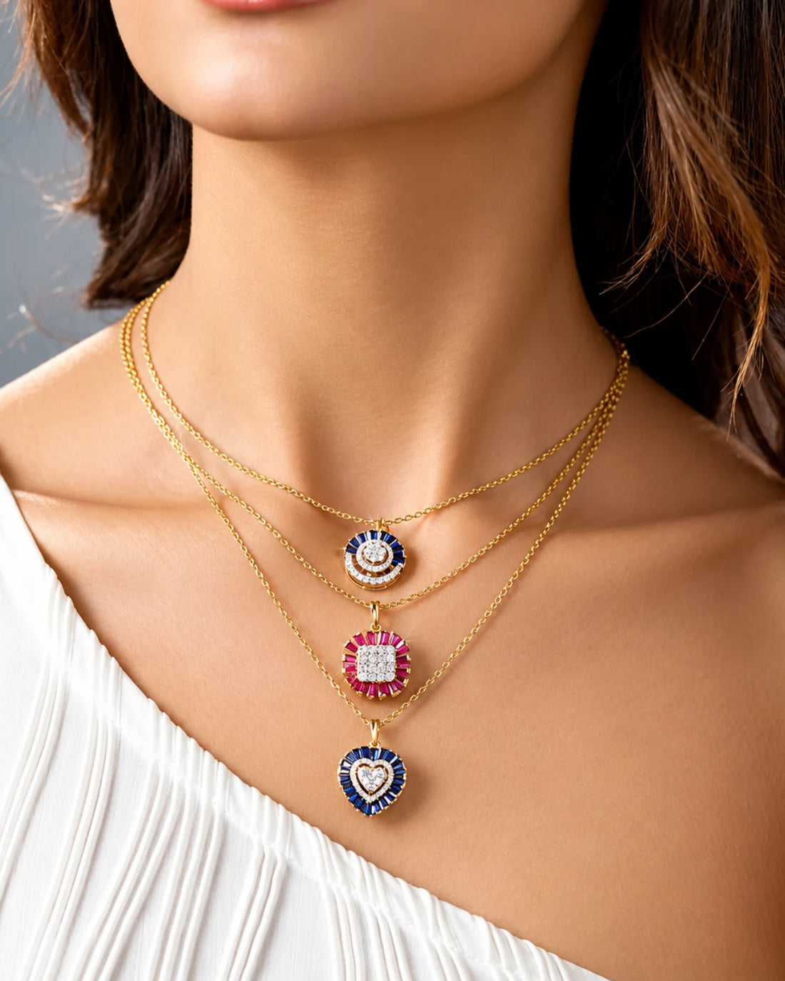 Aura Midnight Heart Pendant