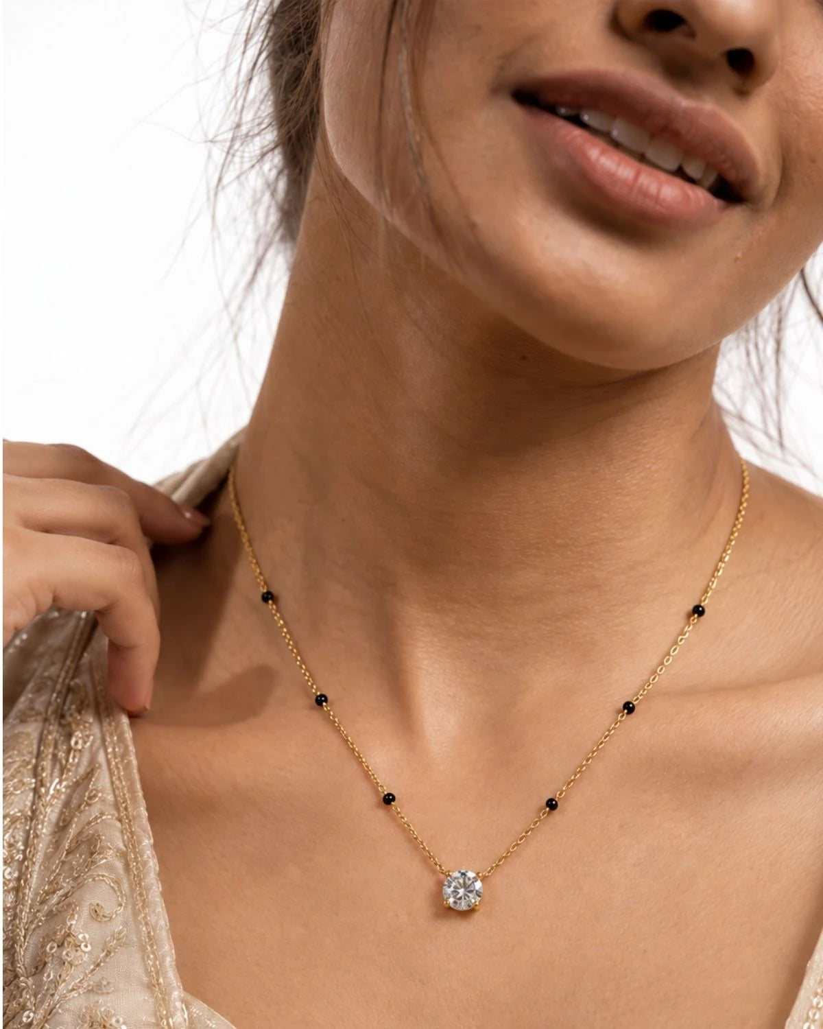 Mira Mangalsutra | Gold Vermeil