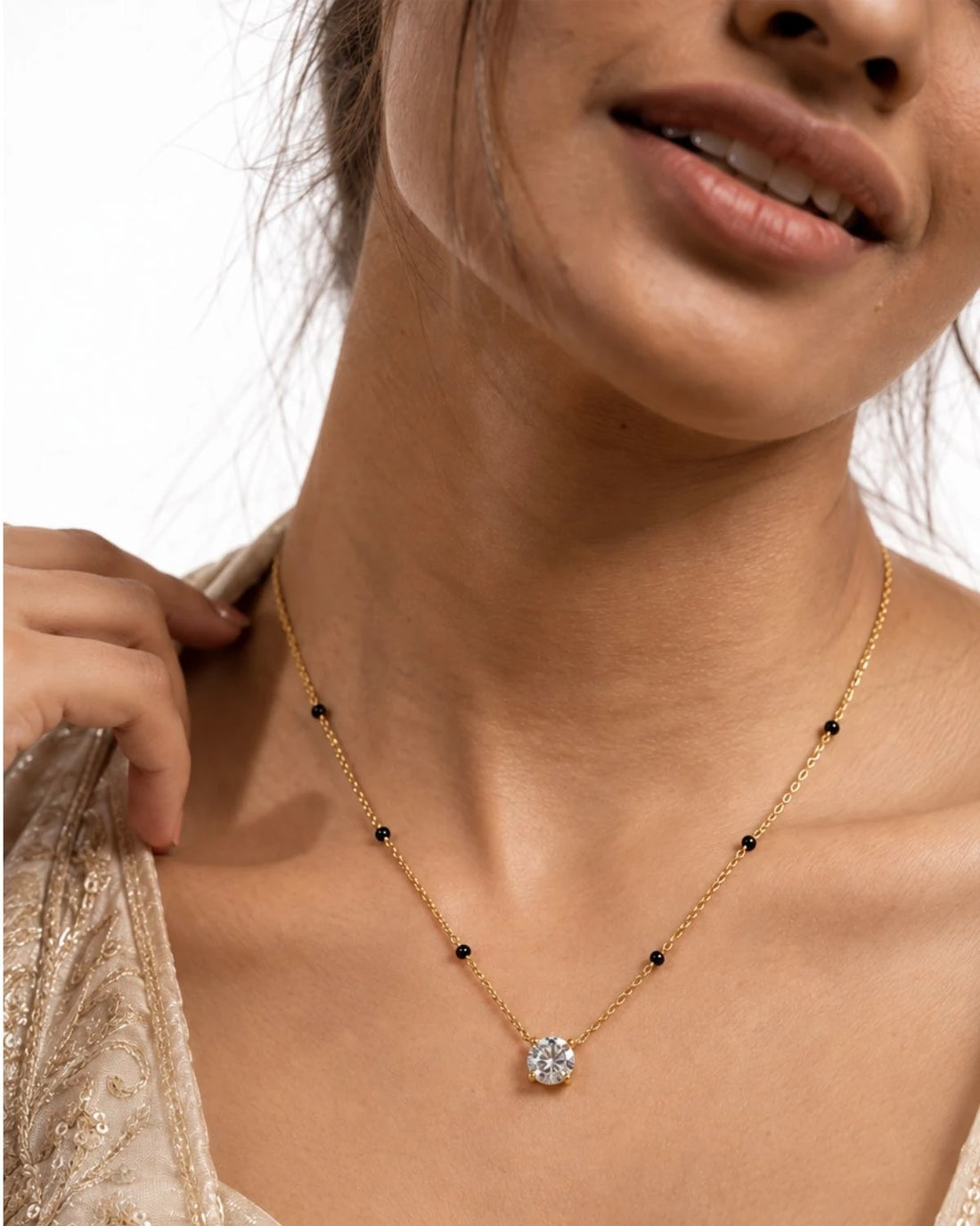Mira Mangalsutra | Gold Vermeil