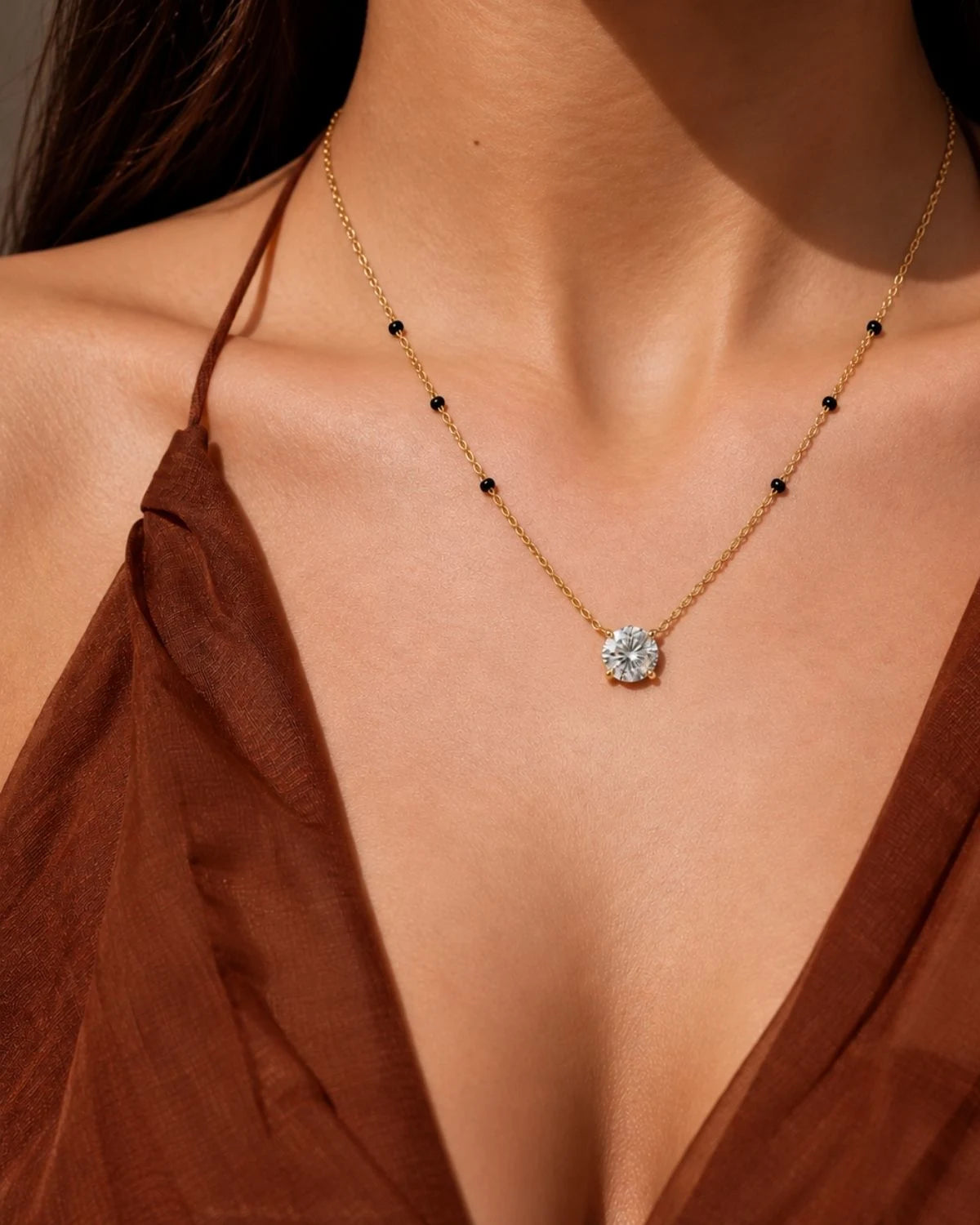 Mira Mangalsutra | Gold Vermeil