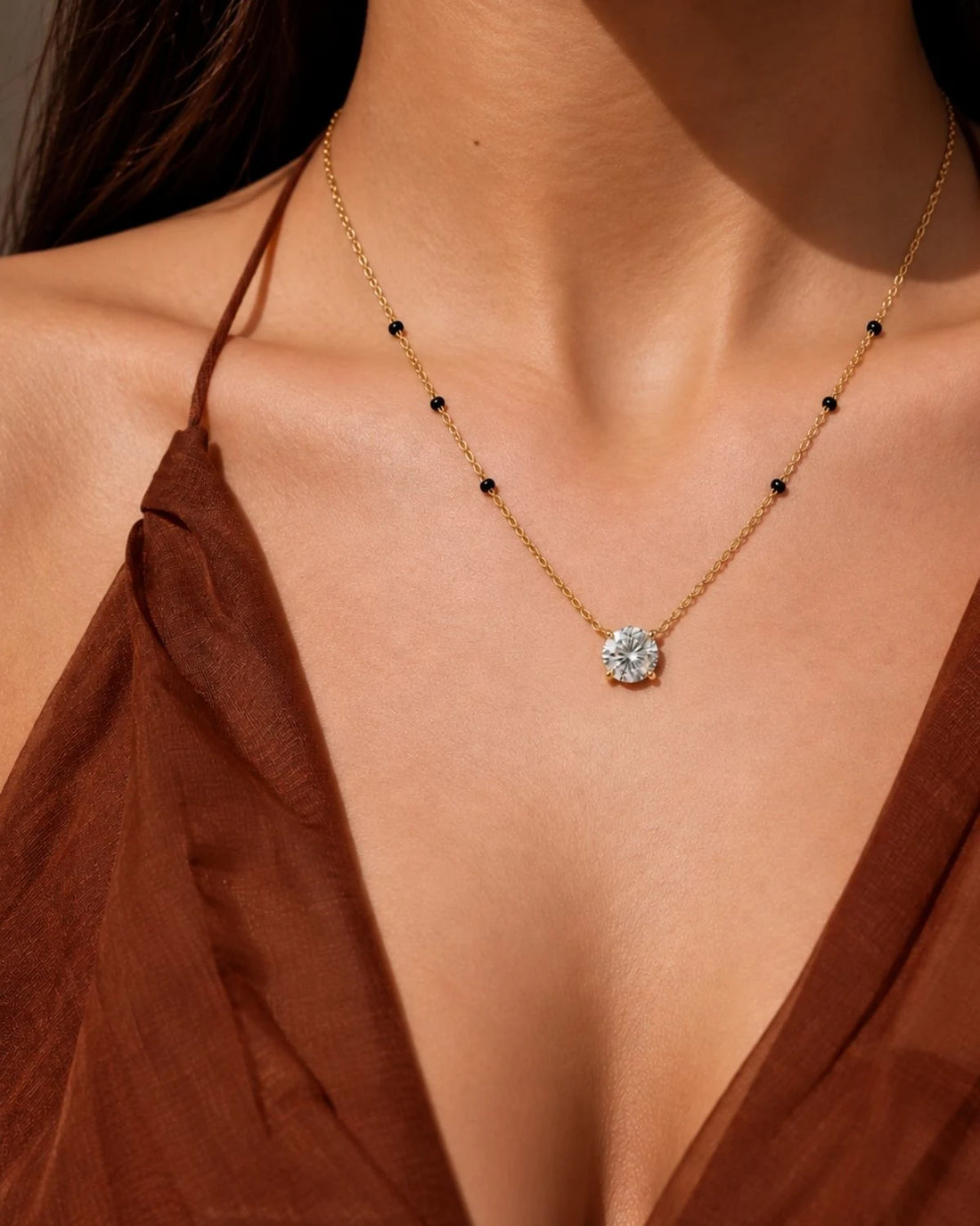 Mira Mangalsutra | Gold Vermeil